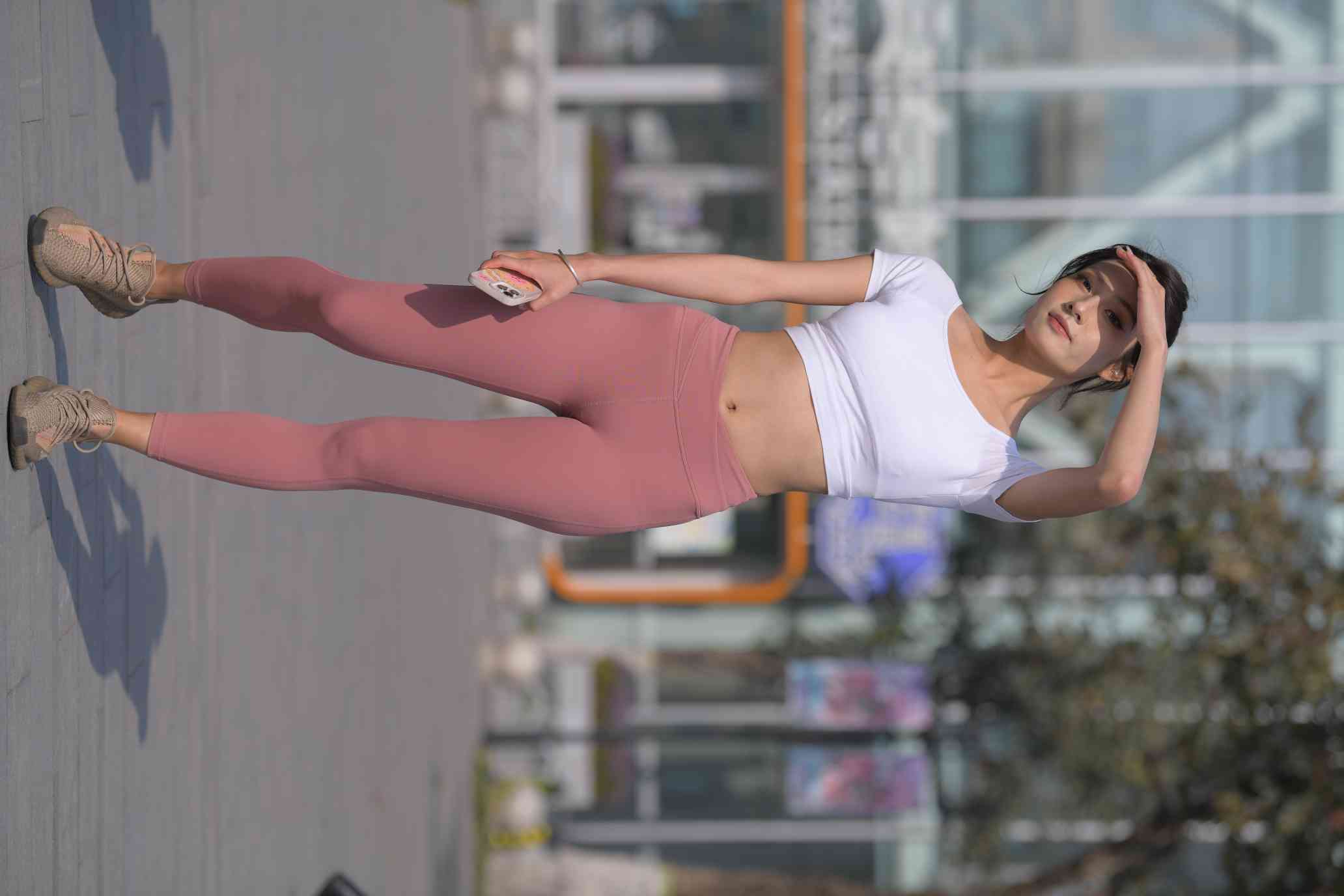 图片[4]-很漂亮的瑜伽裤女孩【419P】04013-嘿次元