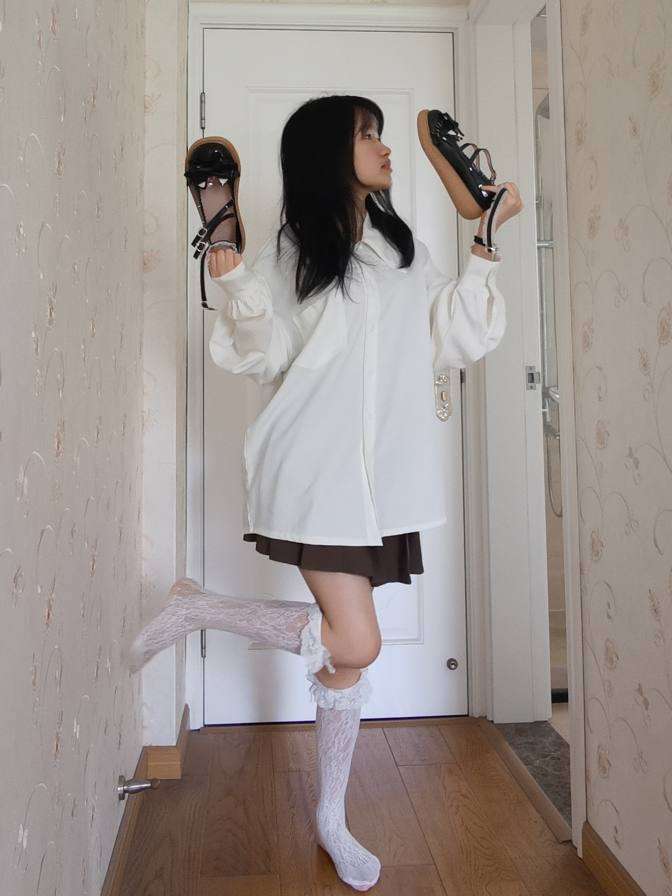 图片[3]-百褶裙可爱又大方的小姑娘【122P】20002-嘿次元