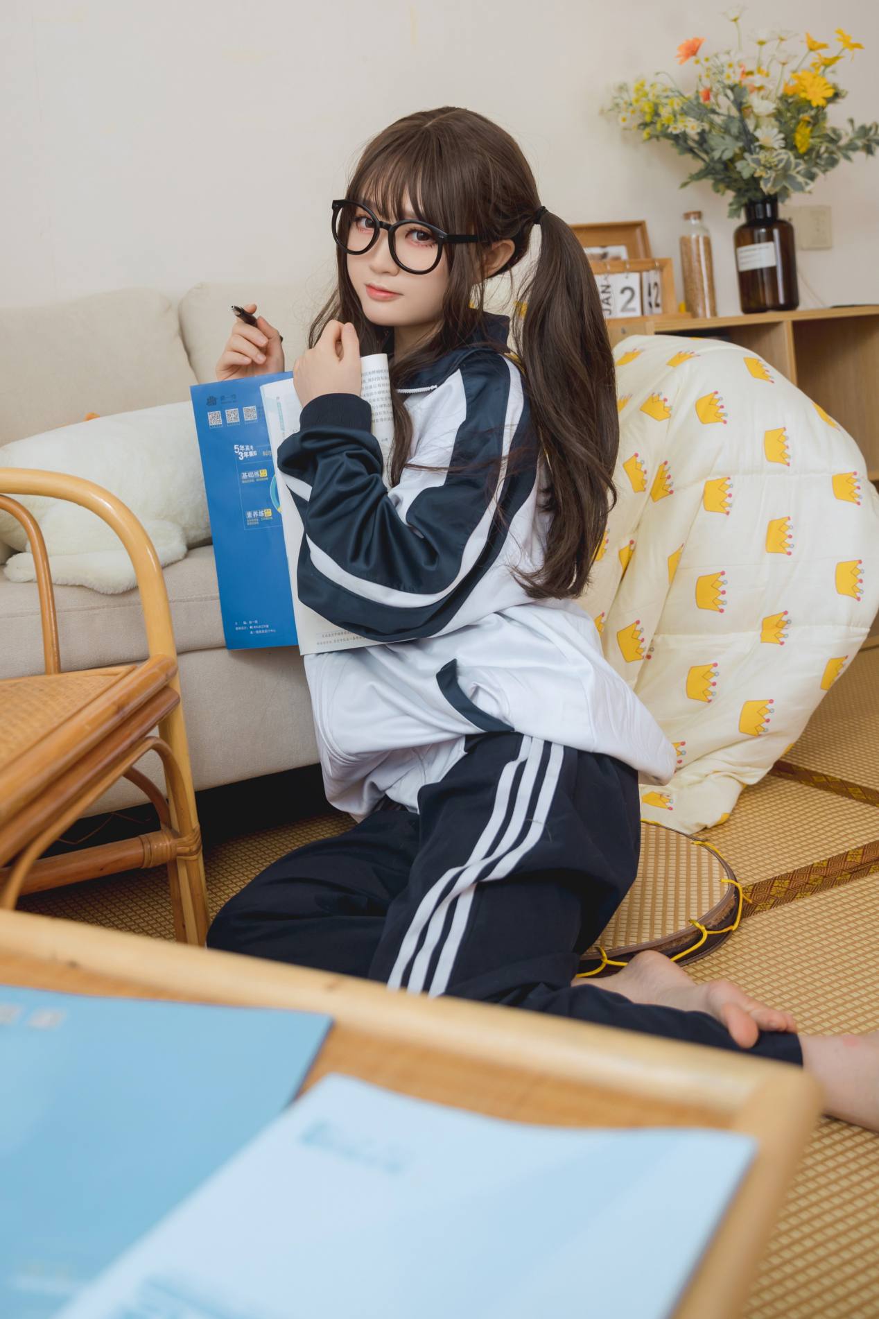 图片[4]-穿校服的双马尾女孩【64P】20010-嘿次元