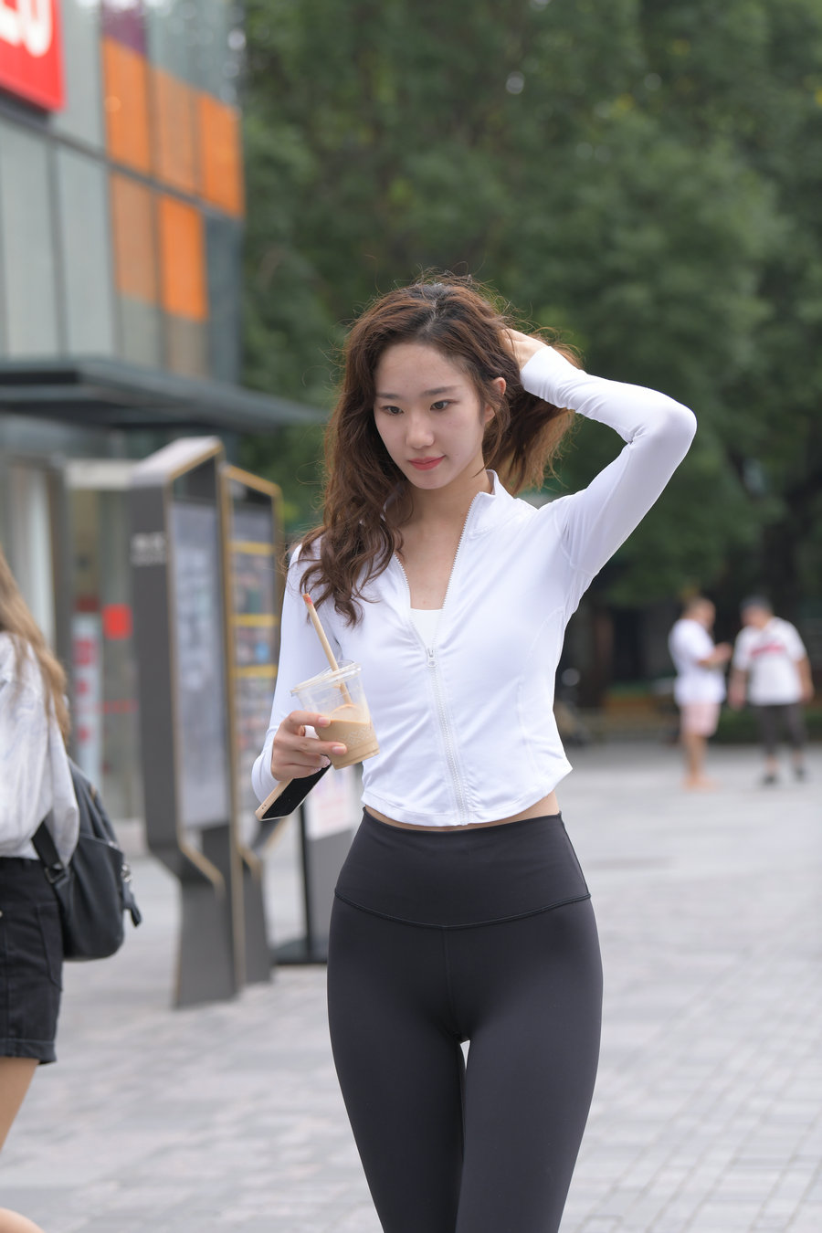 图片[3]-像刘亦菲的黑色瑜伽裤女孩J2237 340P1V-14.8GB-嘿次元