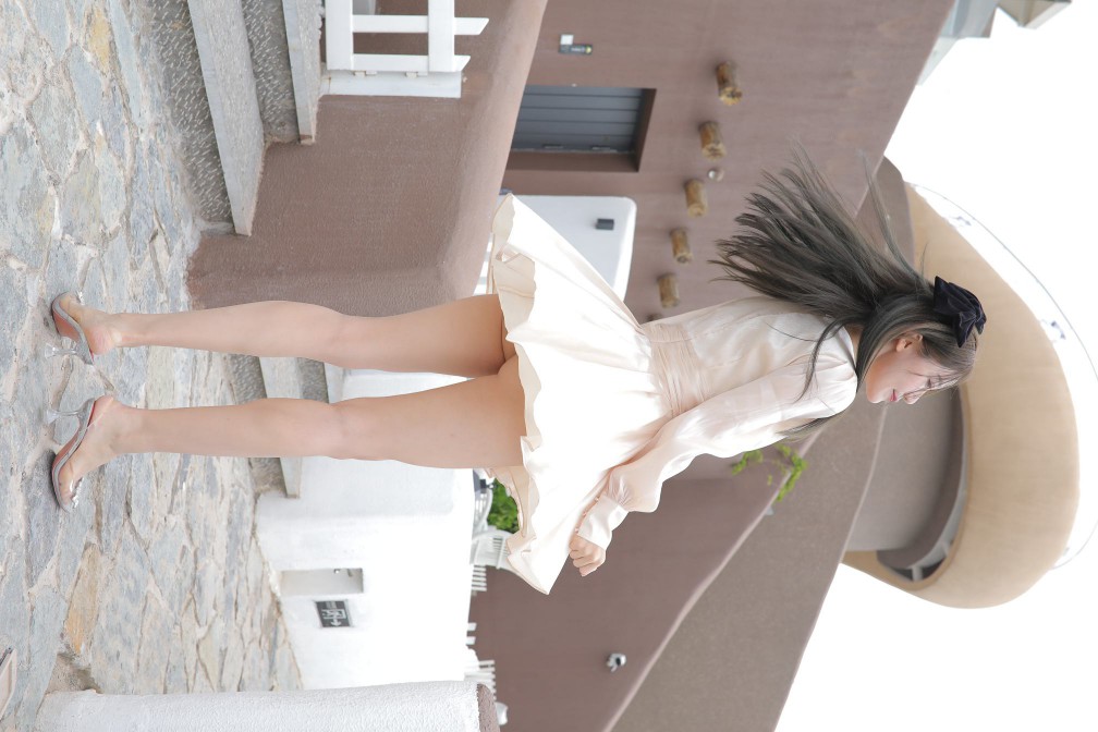 图片[6]-戴黑色蝴蝶结的长发女孩【369P】00027-嘿次元