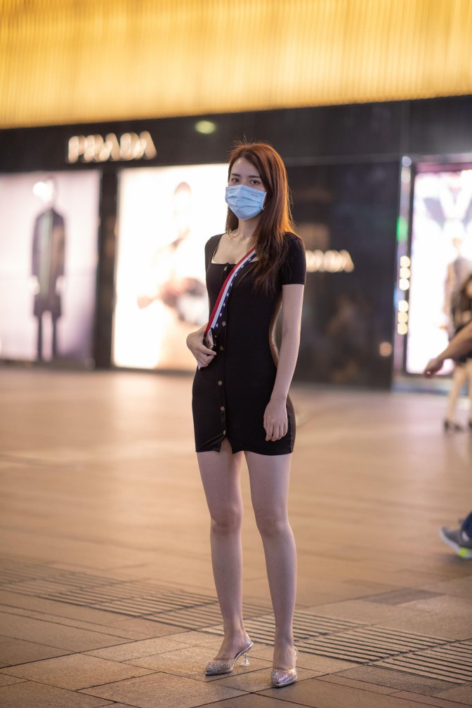 图片[4]-逛商场的黑色包臀裙美丽女孩【385P】00050-嘿次元