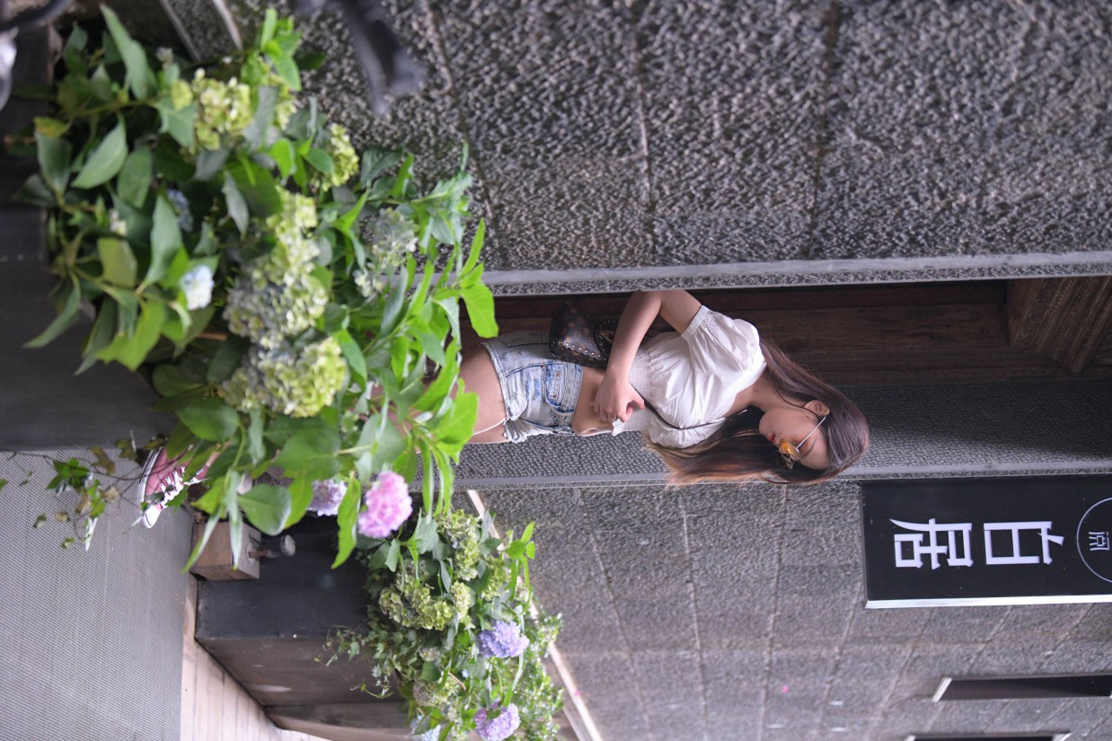 图片[3]-戴太阳镜的牛仔短裤紧身牛仔MM【167P】00021-嘿次元