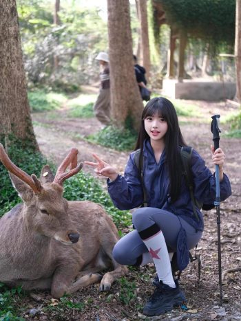 图片[5]-爱爬山的瑜伽裤MM，太甜美了！~-嘿次元