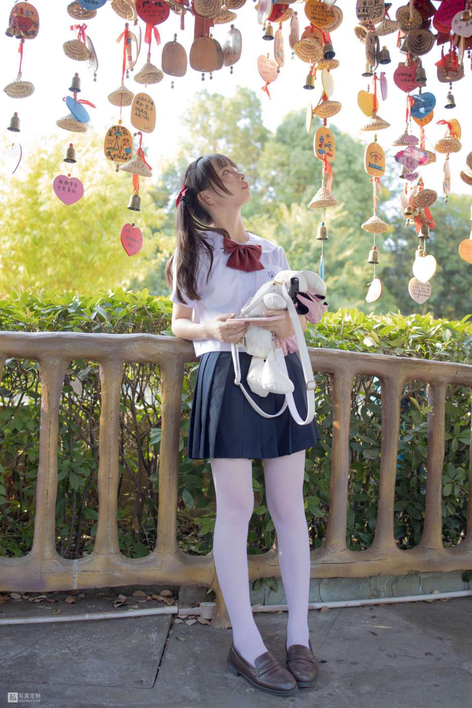 图片[5]-眼神好清澈的双马尾白丝女孩【75P】20019-嘿次元